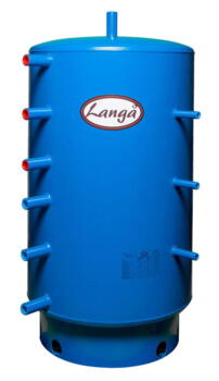 Langå Buffertank/Akkumuleringstank på 300 liter uden isolering