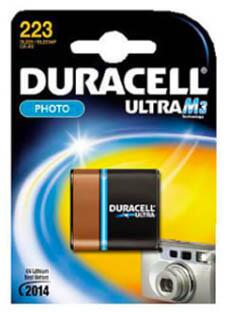 Duracell lithium batteri, PHOTO ULTRA M3, 223, CR-P2, 1 stk.