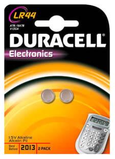 Duracell Electronics LR44 Alkaline batteri, 2 stk.