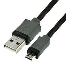Ladekabel USB A - USB B Micro - sort/1 meter