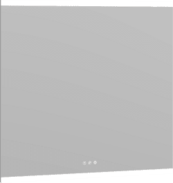 Dansani Spejl Panorama m/lys top/bund 80x80, lysstyring