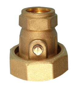 Pumpekuglehane m. omløber/kompression 1 1/2 x 22 mm - 2 stk.