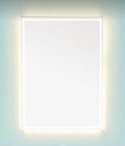 Cassøe Luca firkantet spejl med 4-sidet belysning, backlight og touch - 60 x 80 cm