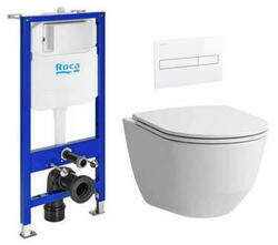 Laufen toiletpakke inkl. toilet, sæde med soft-close, cisterne og trykknap - Pakke 3