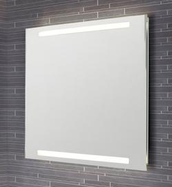 Dansani spejl 70x80 cm med integreret lys i top/bund