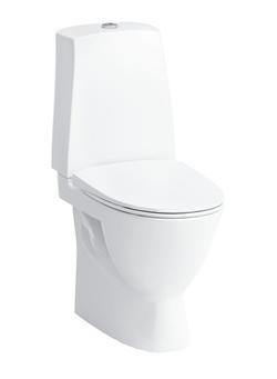 Laufen Pro-N toilet med indbygget S-lås og LCC overflade. Høj model.