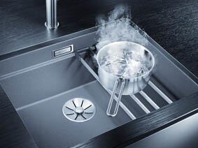 BLANCO Etagon køkkenvask 500-U PD UXI - Silgranit Trøffel