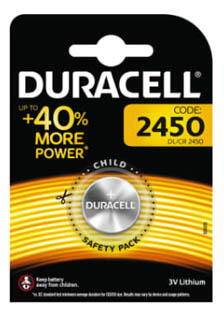 Duracell Electronics CR2450 Lithium batteri, 1 stk.