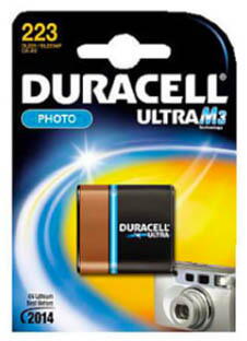 Duracell lithium batteri, PHOTO ULTRA M3, 223, CR-P2, 1 stk.