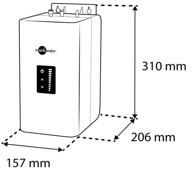 INSINKERATOR 3N1 tank/filter sæt