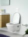 Gustavsberg Hygienic wc-skål inkl. hvidt soft close sæde