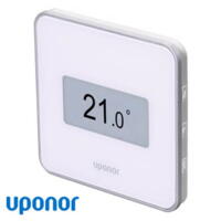 Uponor Smatrix Wave Plus termostat med display, hvid
