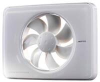 Fresh Intellivent 2.0 ventilator med hygrostat og timer Ø100-125 mm, hvid