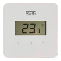 Roth Softline Standard rumtermostat med display - trådløs