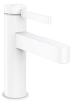 Hansgrohe Finoris 1-grebs håndvaskarmatur 100 med push-open bundventil - mat hvid