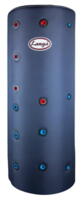 Akkumuleringstank 200 liter - med isolering og sol- & sanitetsspiral
