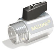 Ballofix minikuglehane m/n 1/4" med håndtag